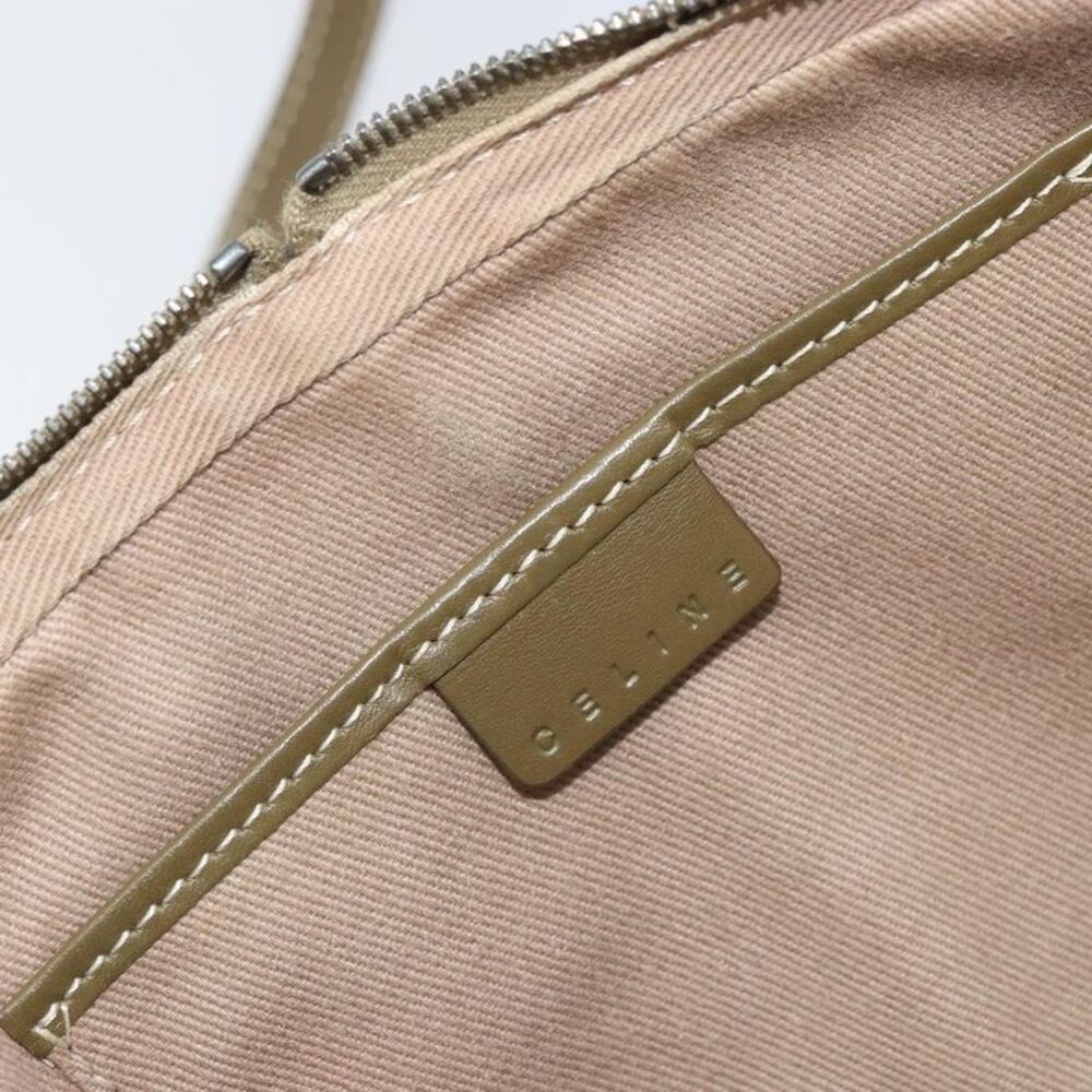 Celine C Macadam Shoulder Canvas Khaki Canvas Shoulder Bag Bag - Picture 6 of 16